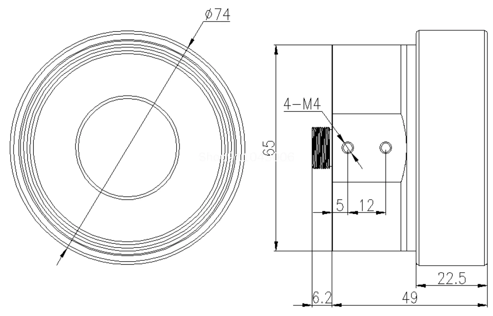 120GHz Millimeter Wave Radar Module Module Sensor Terahertz FMCW Ranging Radar Lens Antenna Laser