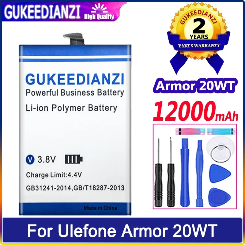 

GUKEEDIANZI Battery 12000mAh For Ulefone Armor 20WT Batteria