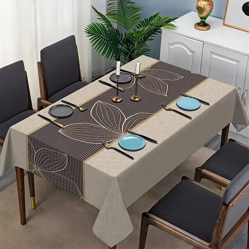 One household printed tablecloth, an elegant and simple rectangular tablecloth in European style, suitable for picnicszyc