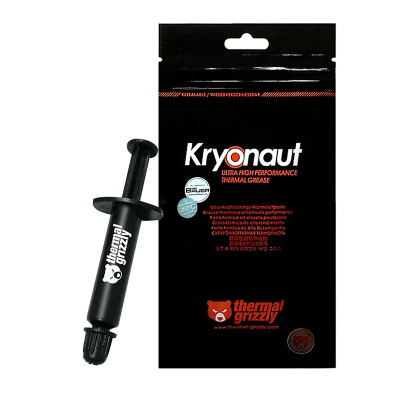 Original thermisch grizzly kryonaut paste 1g für cpu gpu kühler 12,5 w/m.