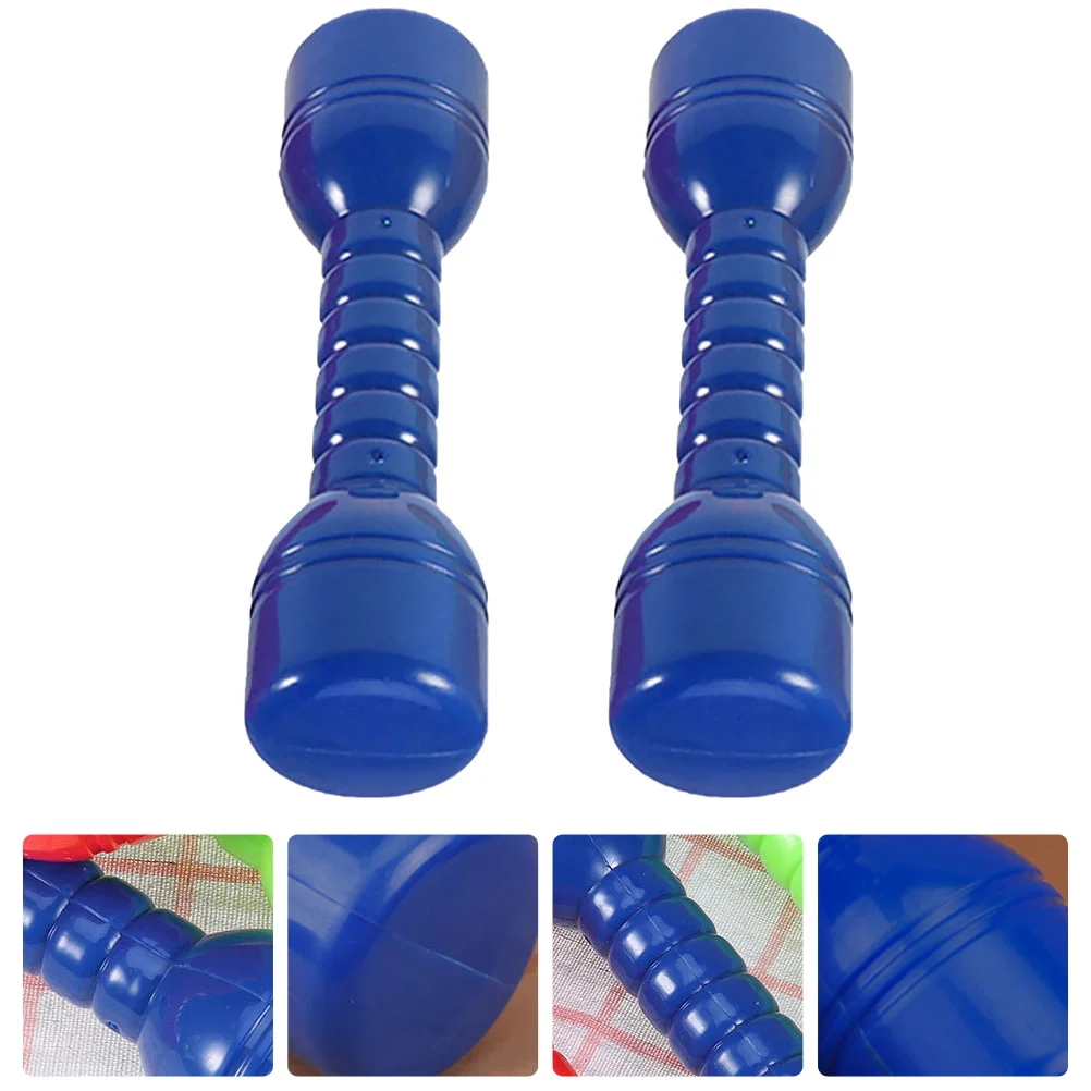 2 Pcs Children's Dumbbell Kids Workout Equipment Set Small Dumbbells Toy Fitness Exercise Barbells for Kindergarten Abs