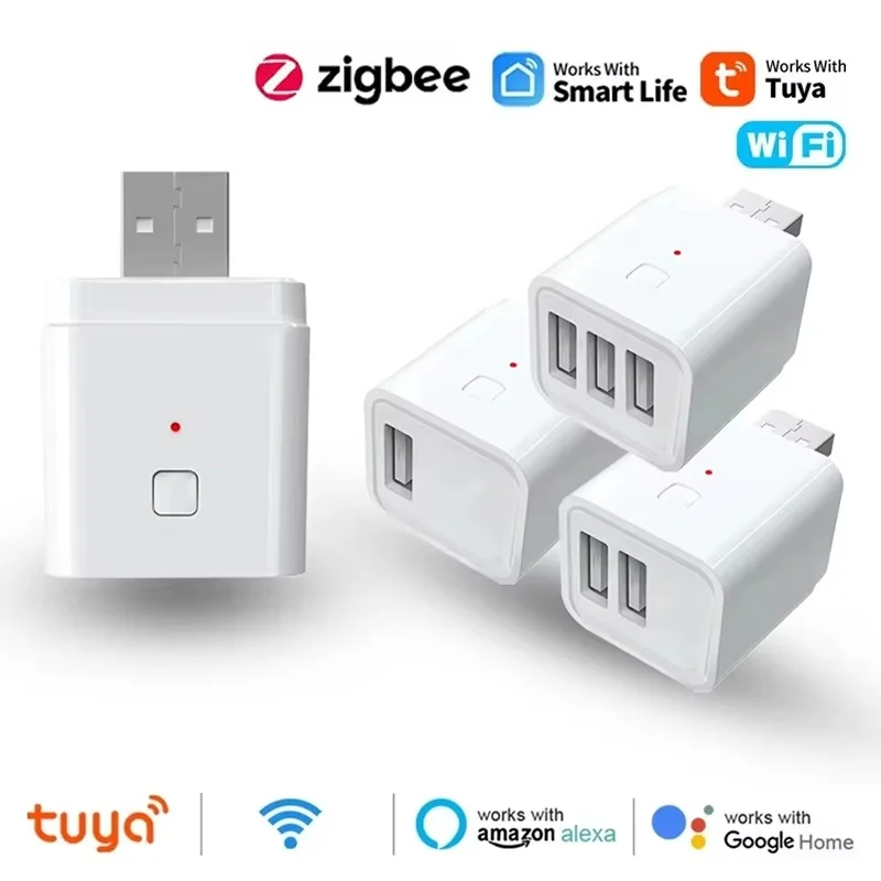 

Smart WiFi Micro USB Adaptor Wifi Mini USB Switch Adaptor 5V Micro USB Power Charger Plug Smart Life Control Alexa Google Home