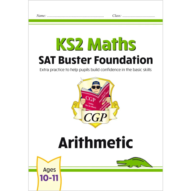 

KS2 Maths SAT Buster Foundation Арифметика на 2025 Тестов Книги CGP Координация Групповые публикации 9781789084306 Книга
