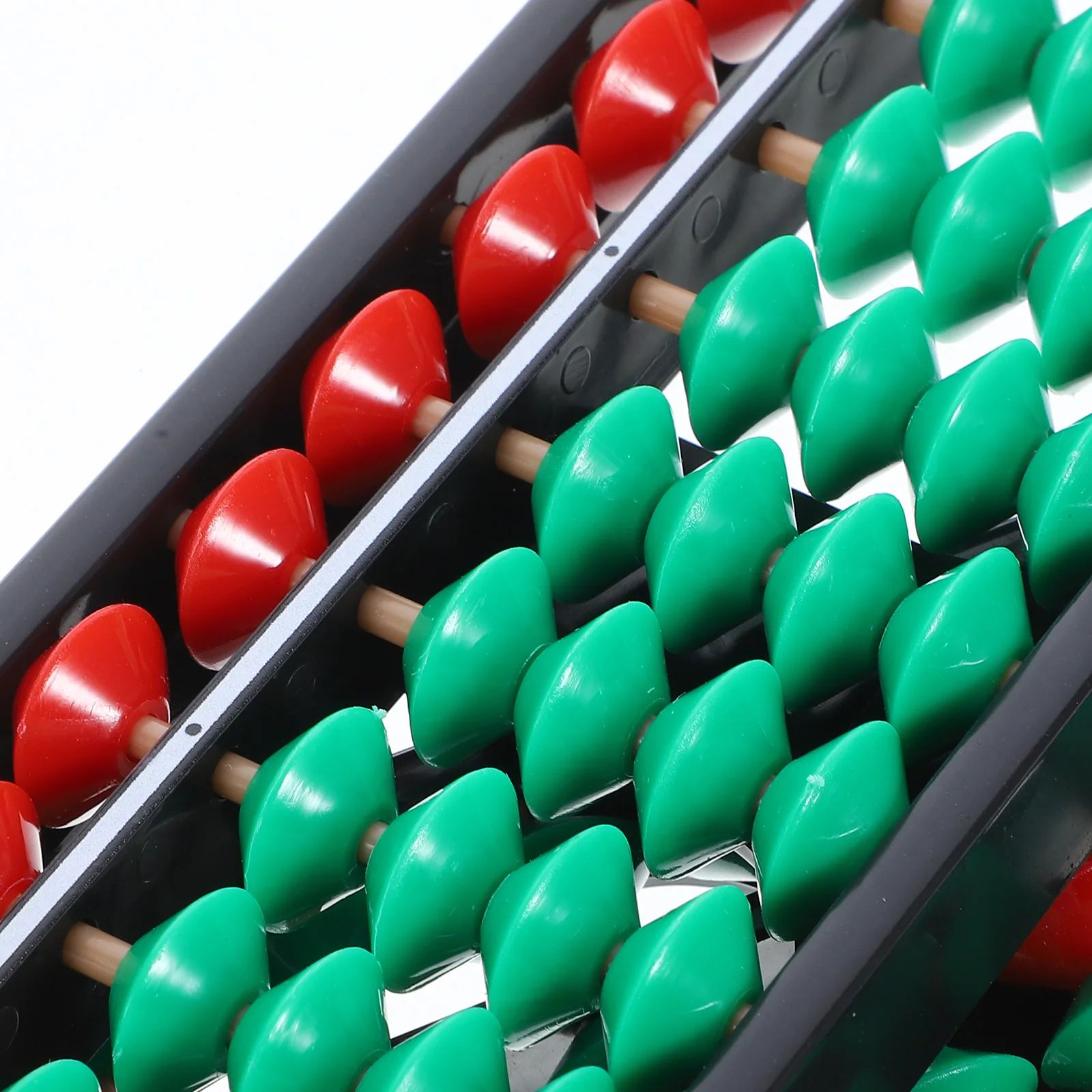 2 pezzi di plastica Abaco sussidi didattici Calcolo vintage Studente cinese Matematica Perline Contatore Giocattolo educativo portatile