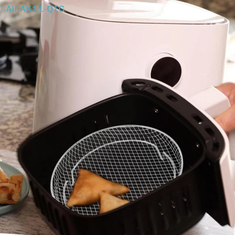 NEW Air Fryer Grille Suitable For Air Fryers Oven Grill Stainless Steel Stackable Grill Kitchen Utensils Cook Multiple Foods