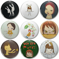 32/44/58MM Tomo Nara Customizable Soft Button Pins Cute Funny Creative Badge Jewelry Decor Gifts for Friends