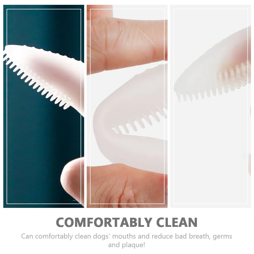 

Dog Toothbrush Silicone Finger Toothbrush For Pets Puppy Oral Care Supply Pet Teeth Cleaning Tool Dog Dental Care Gadget