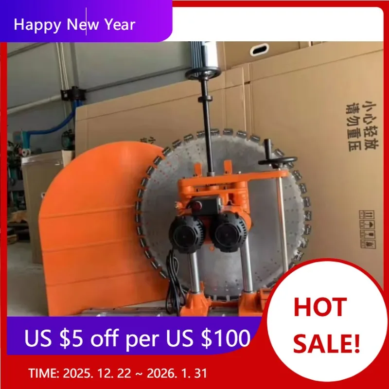 

1 Meter Track Type Wall Concrete Cutting Machine for Reinforced Concrete High-power Cutting Saw Manual Wall Cutting Machine