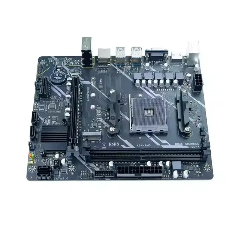 متوفر في المخزون AMD Ry-zen اللوحة الرئيسية AM4 شرائح A320 1000/2000/3000/4000/5000 DDR4 اللوحة الأم لسطح المكتب