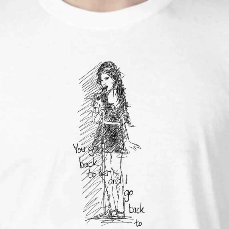 إيمي واينهاوس،،، اقتراحات، النساء الموسيقيين، أمي واينهاوس_00000030- تي شيرت بنمط مرسومة يدويًا لكل من الرجال والنساء في سو