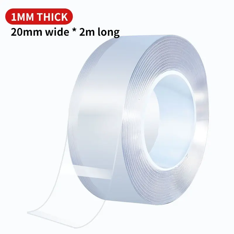 thumbnail image 1 of Transparent Waterproof Reusable Nano Double Sided Tape For Kitchen Bathroom Home Decoration, 1 of 4