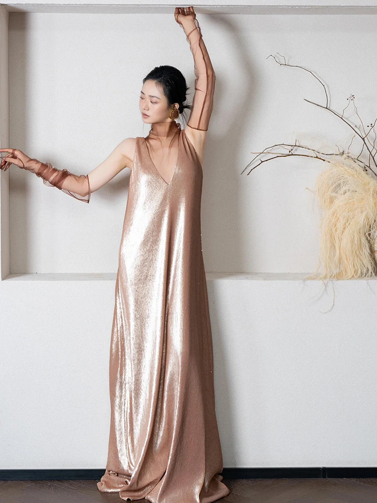 

Ele Morning Robe Wedding Dr Women's Faionable Long Evening Gown Drunken Dr V-Ne Svel Polyester Fiber