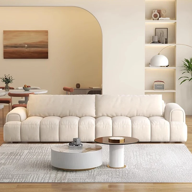 Hotelowa biała chmurowa Sofa narożna do łóżka luksusowa aksamitna kanapa Sofa Love Seat Sillones Para Sala De Estar meble do sypialni