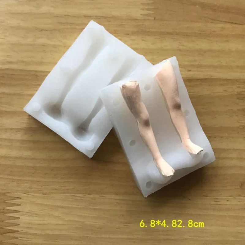 1 Piece Of Clay Ceramic Mold Silicone 3D Mannequin Mold General Manual Diy Accessories For Palms Feet And Legs