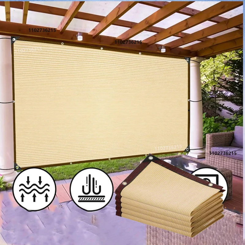 Outdoor Garden Camping Hiking Tent Sunshade Net High Density Polyethylene Gardening Sunshade Cloth Sunscreen Net