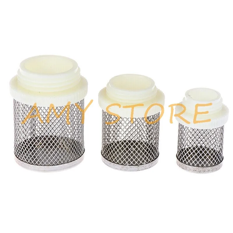 1Pc Stainless Steel Net Filter Garden Micro Irrigation Fish Tank Water Pump Hose Mesh 1/2