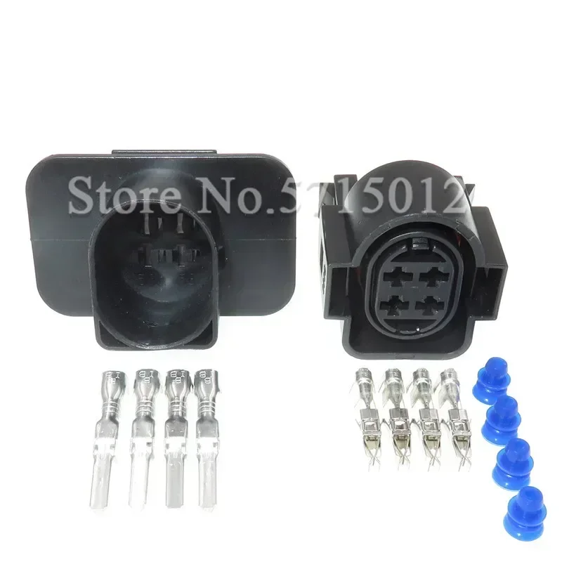 4 Hole 1H0973734 Auto Car Light Lamp Sockets Automotive Female Male Connector 1H0 973 734 For Audi