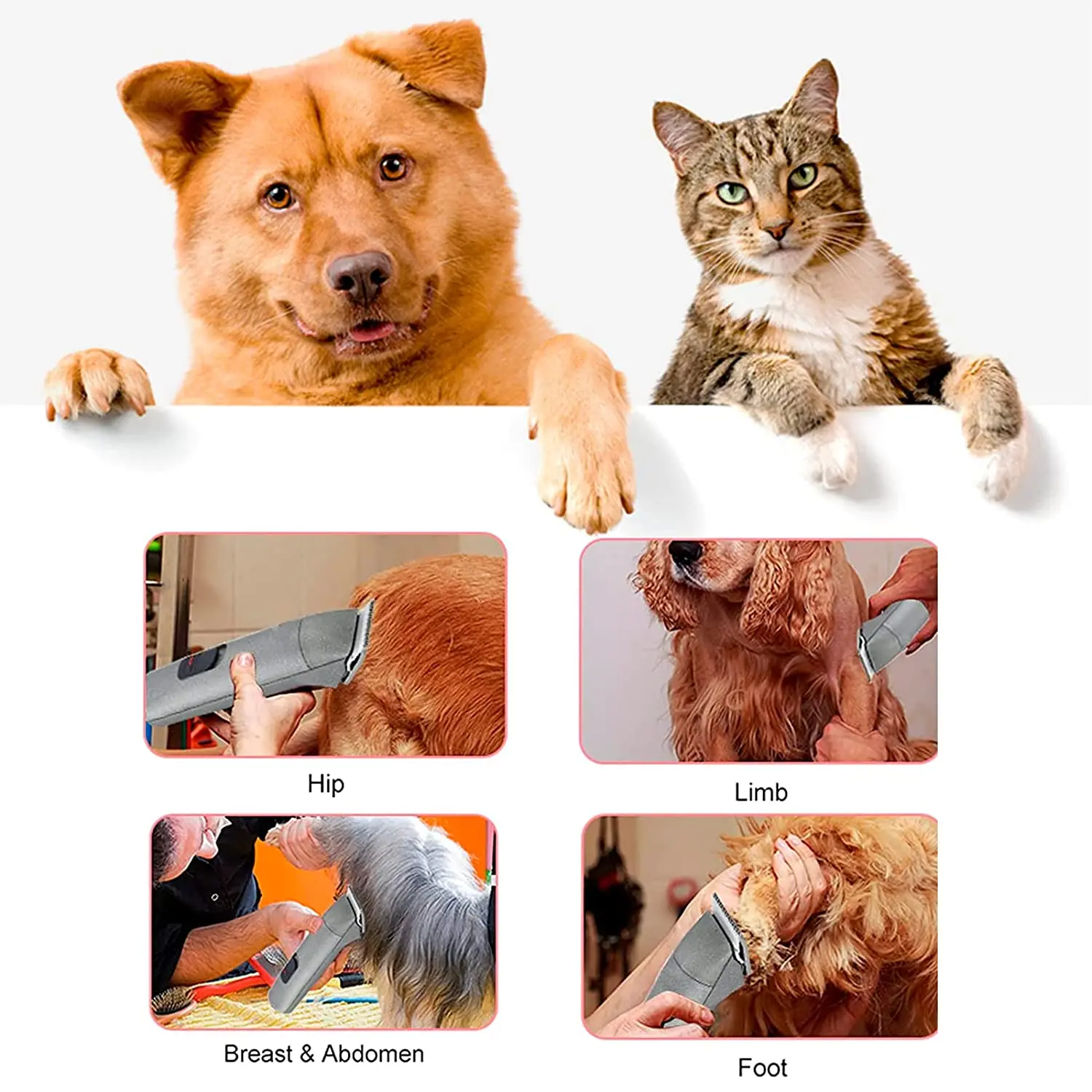 10 # ,30 # ,15 # ، 4FC # ، 5FC # ، 7FC #   العناية بالكلاب السوداء، شفرة قص الحيوانات الأليفة قابلة للفصل متوافقة مع Wahl KM، Most Andis، Oster A5 Clippers