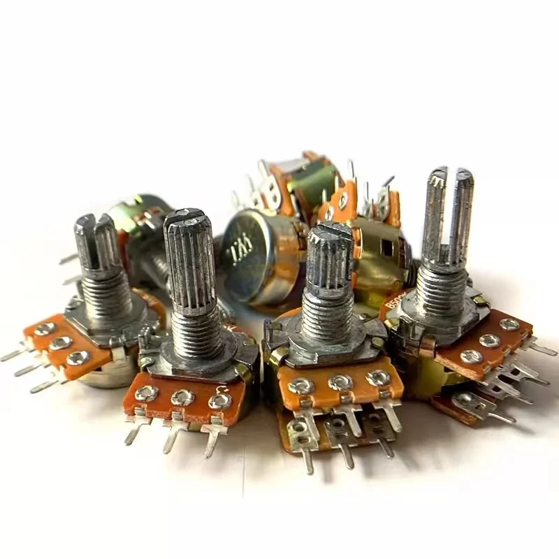 5 قطعة WH148 3pin 6pin 15 مللي متر 20 مللي متر B1K B2K B5K B10K B20K B50K B100K B250K B500K B1M 1K 2K 5K 10K 20K 50K 100K 250K 500K 1M