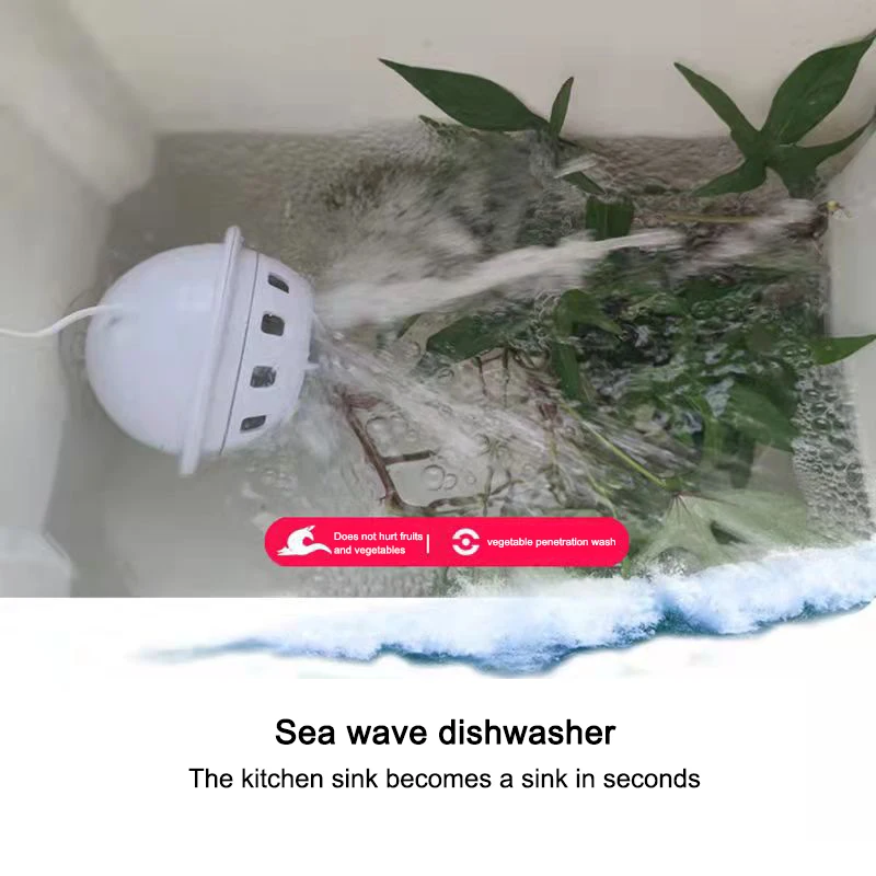 เครื่องล้างจานขนาดเล็กสำหรับใช้ในครัวเรือนแบบอัลตราโซนิคใหม่ล้างผักทำความสะอาดเครื่องล้างจานขนาดเล็ก