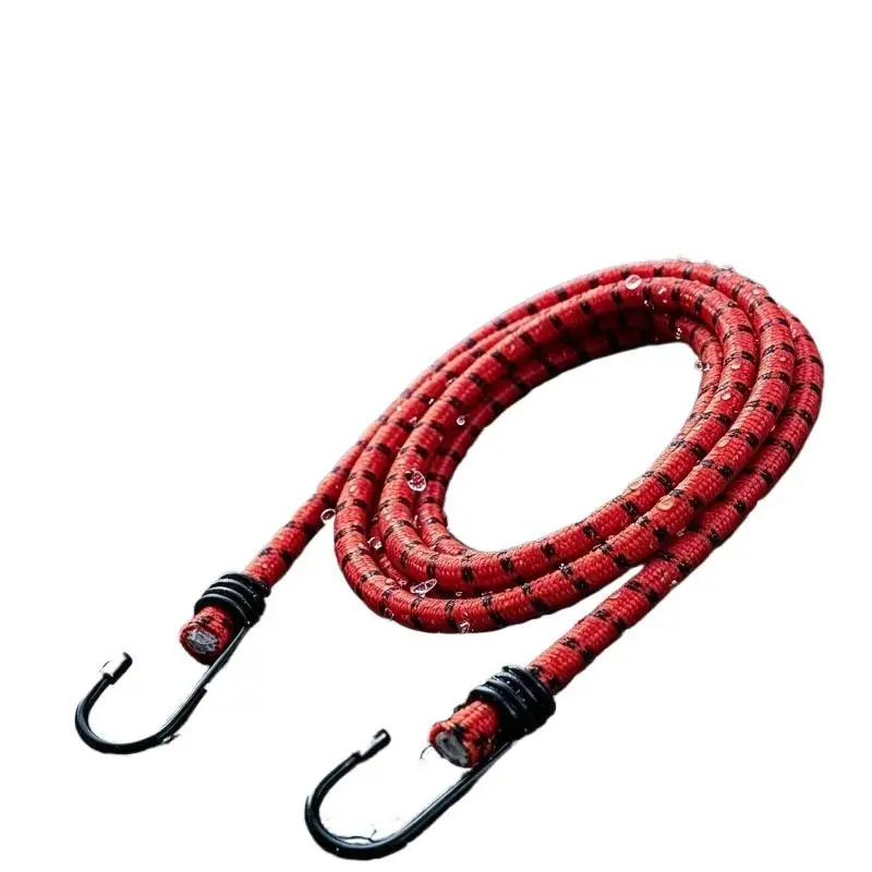 Heavy Duty Multicolor Bungee Cord Metal Hook Strong Stretch Securing Luggage Cargo Camping Tie Down Strap Kit