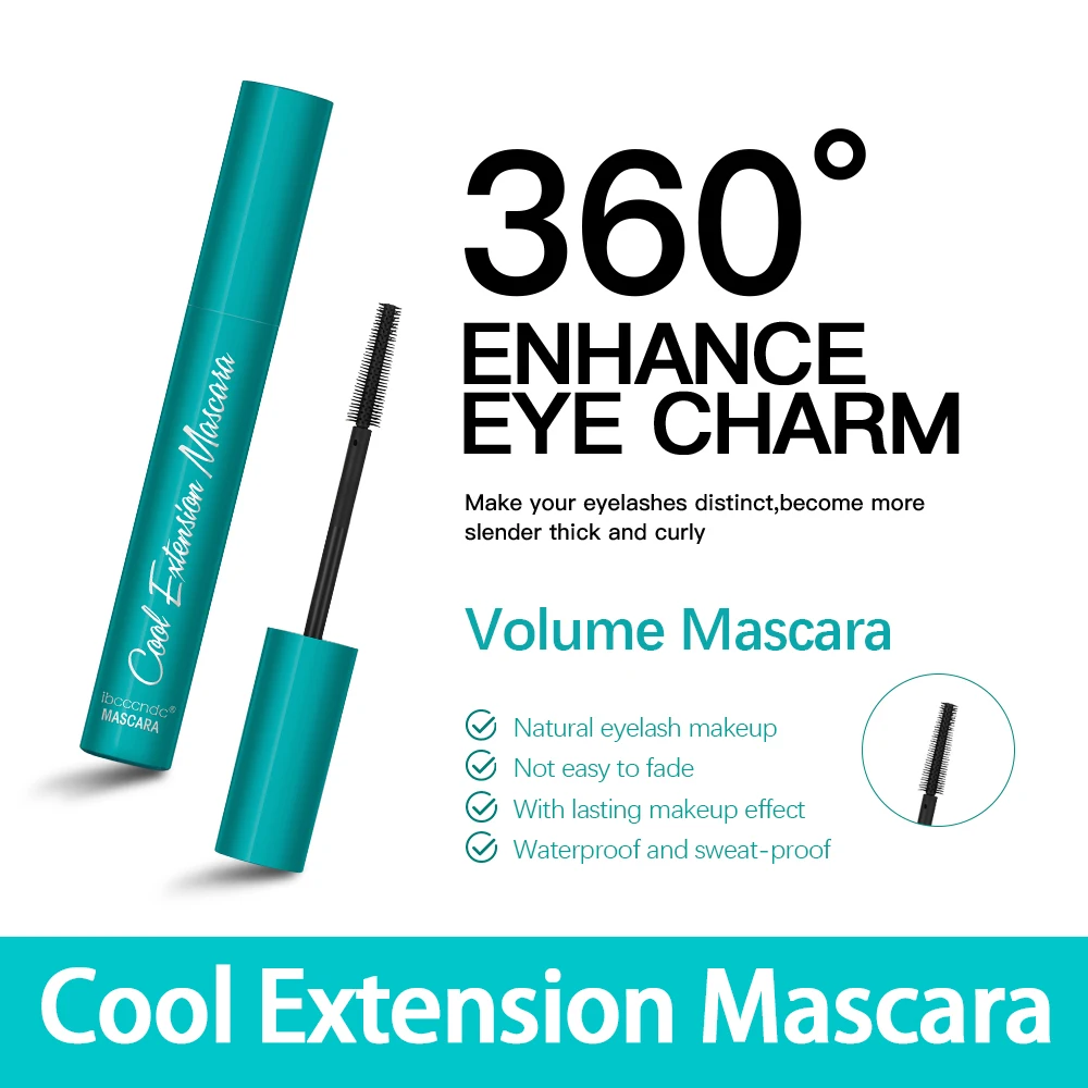 Ibcccndc New Version Of Green Tube Mascara Natural Lengthening Curling Lasting Shaping Black Mascara