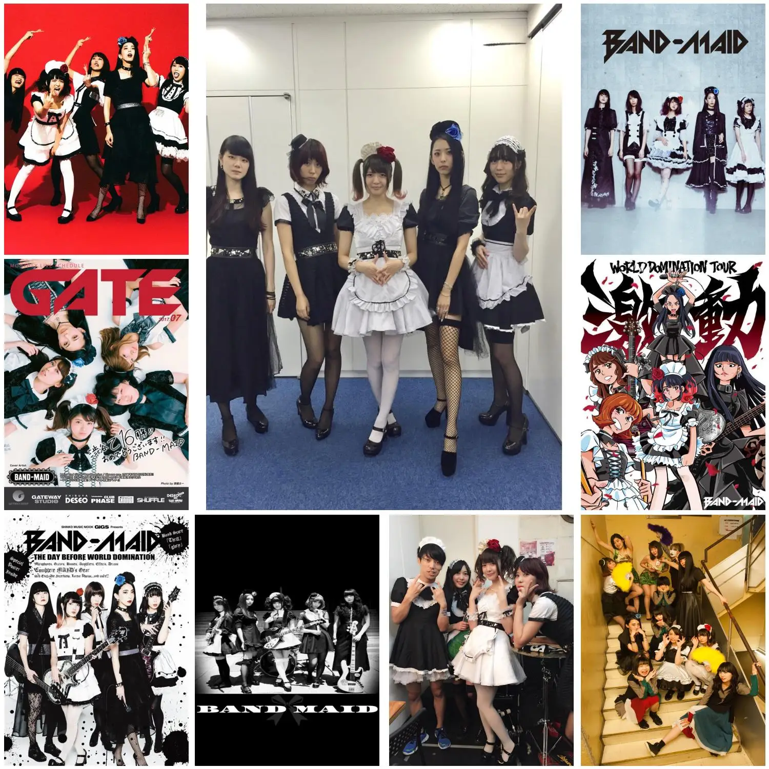 

band maid Poster Decorative Painting Canvas Poster Gift Wall Art Living Room Posters Bedroom Painting