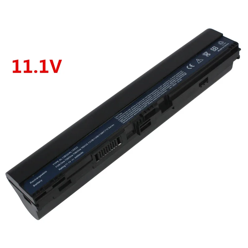 11.1V 6cells  AL12X32 AL12A31 AL12B31 AL12B32 Laptop Battery For Acer Aspire One 725 756 V5-171 B113 B113M