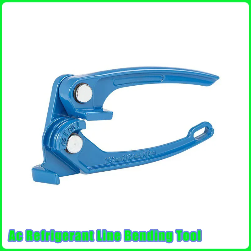 

1 шт., инструмент для гибки холодоагента переменного тока, инструмент для гибки трубок из алюминиевого сплава, гибка топливного тормоза, круглая трубка, медные трубки