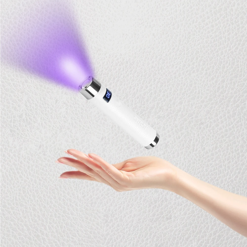 Smart Sensor UV LED Lamp & Nail Dryer with LCD Display One-Touch Fast-Curing for Gel Polish - Salon Grade Safe UV Light