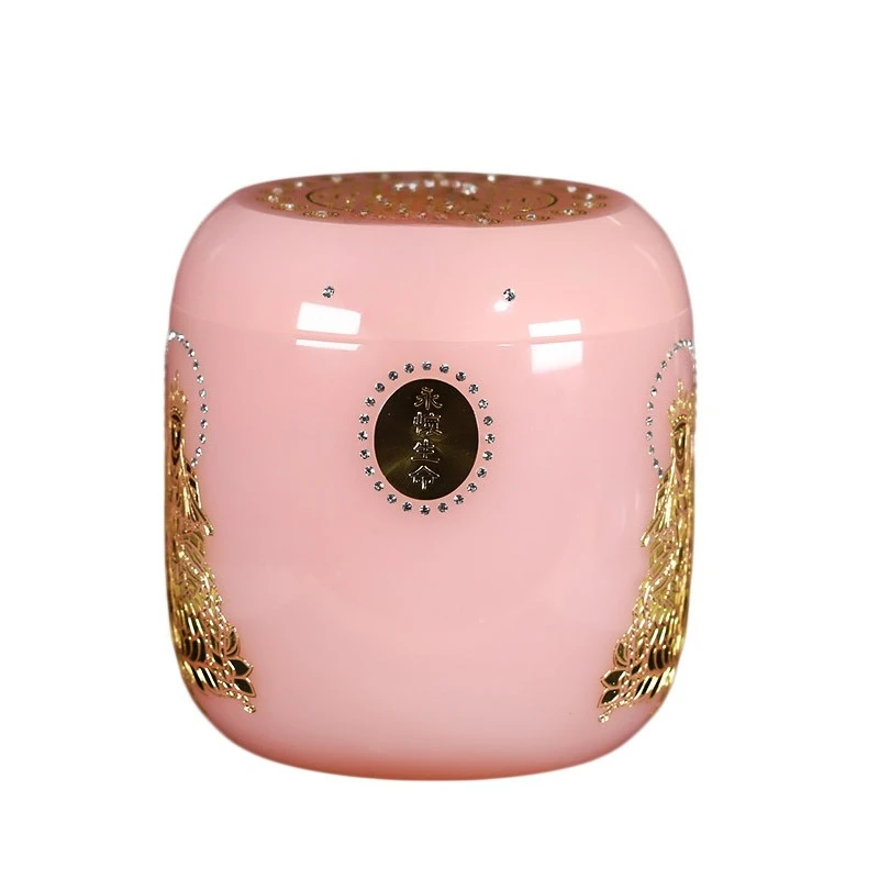 

Funeral supplies, ashes altar, glazed hibiscus jade, Jizang King's ashes bucket
