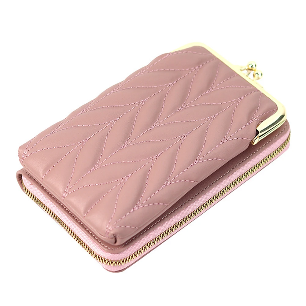 Women Mobile Phone Bag High Quality Pu Leather For Traveling Walking Camping Top Quality Carteras Para Mujer Wallets For Women