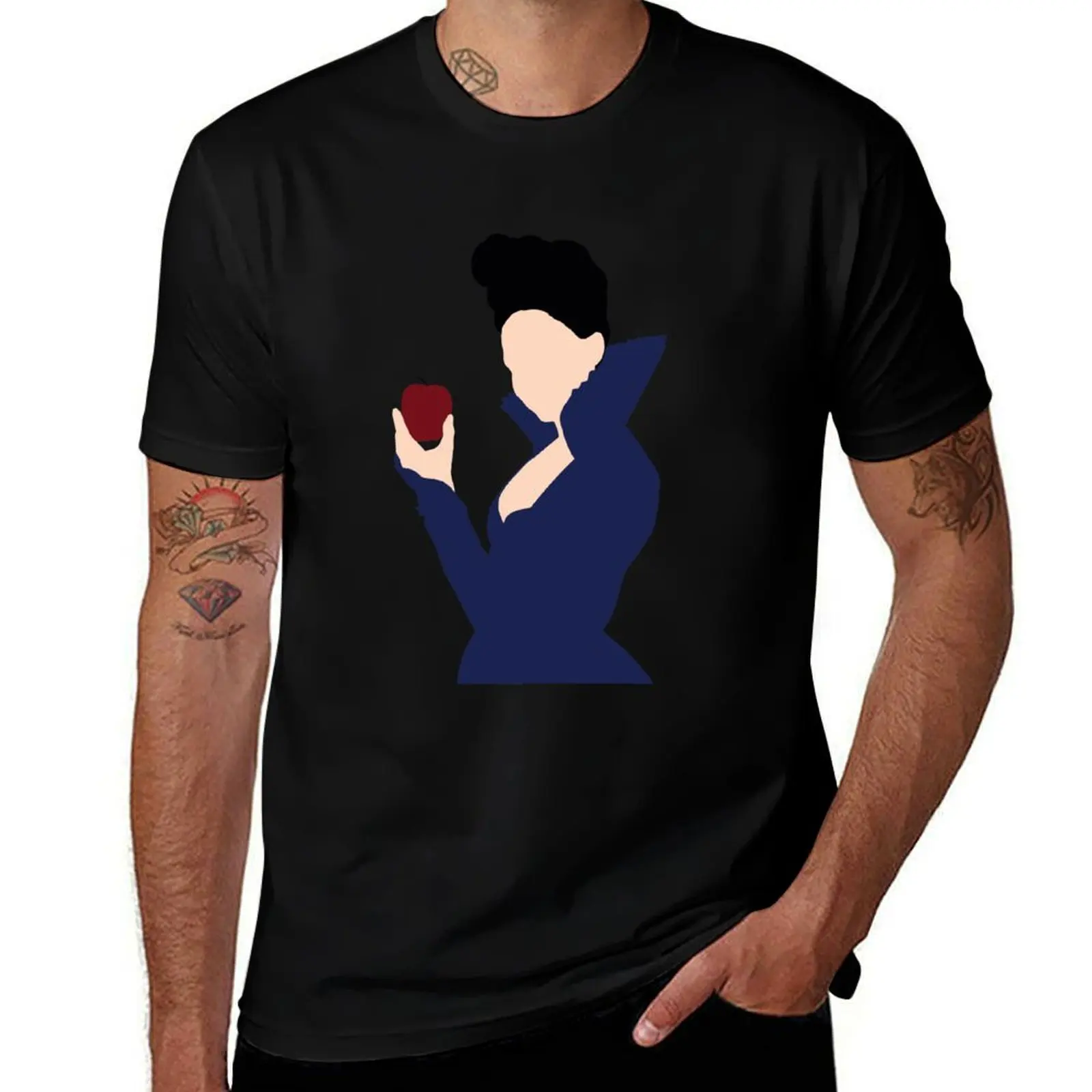 

Evil Queen drawing from OUAT T-Shirt Sporty Casual Quick Dry T-Shirt
