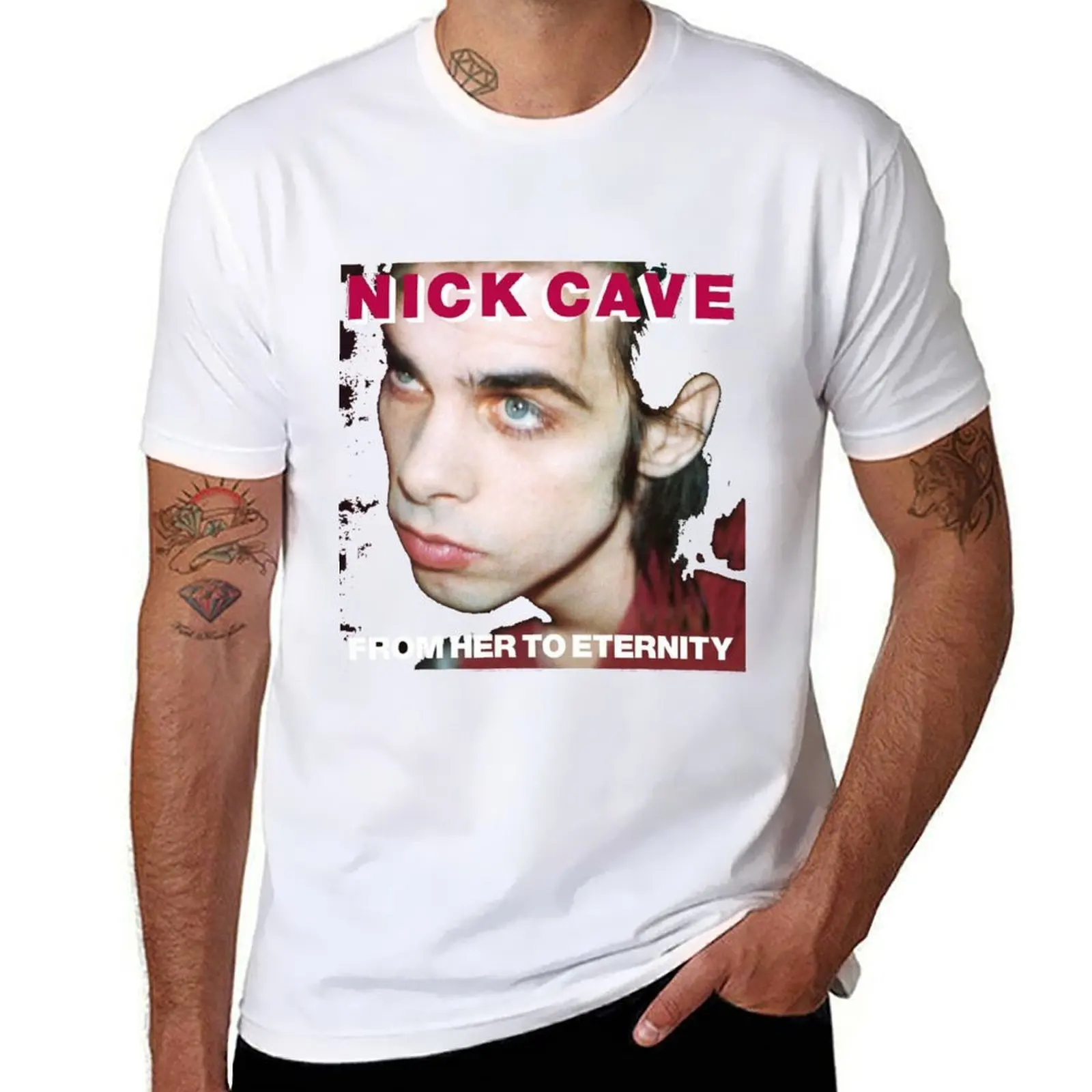 

Nick Cave and the Bad Seeds T-Shirt t shirts for man slim fit men t shirt cotton 100% T-Shirt