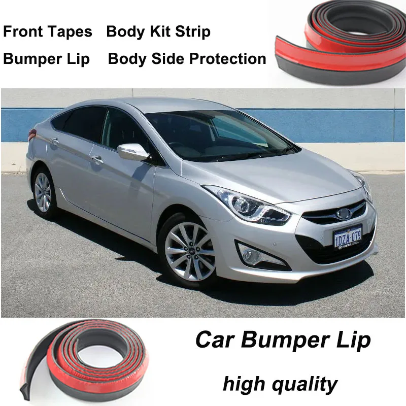 

Car Bumper Lips For Hyundai i40 Elantra Avante Sonata Accent Avega Verna Body Kit Strip Front Tapes Body Chassis Side Protection