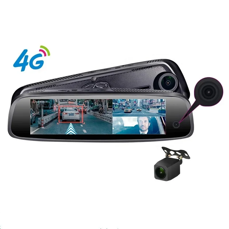 3CHS אנדרואיד ADAS ניווט GPS מצלמת רכב DVR 4G מראה DVRS מקליט וידאו עם WIFI