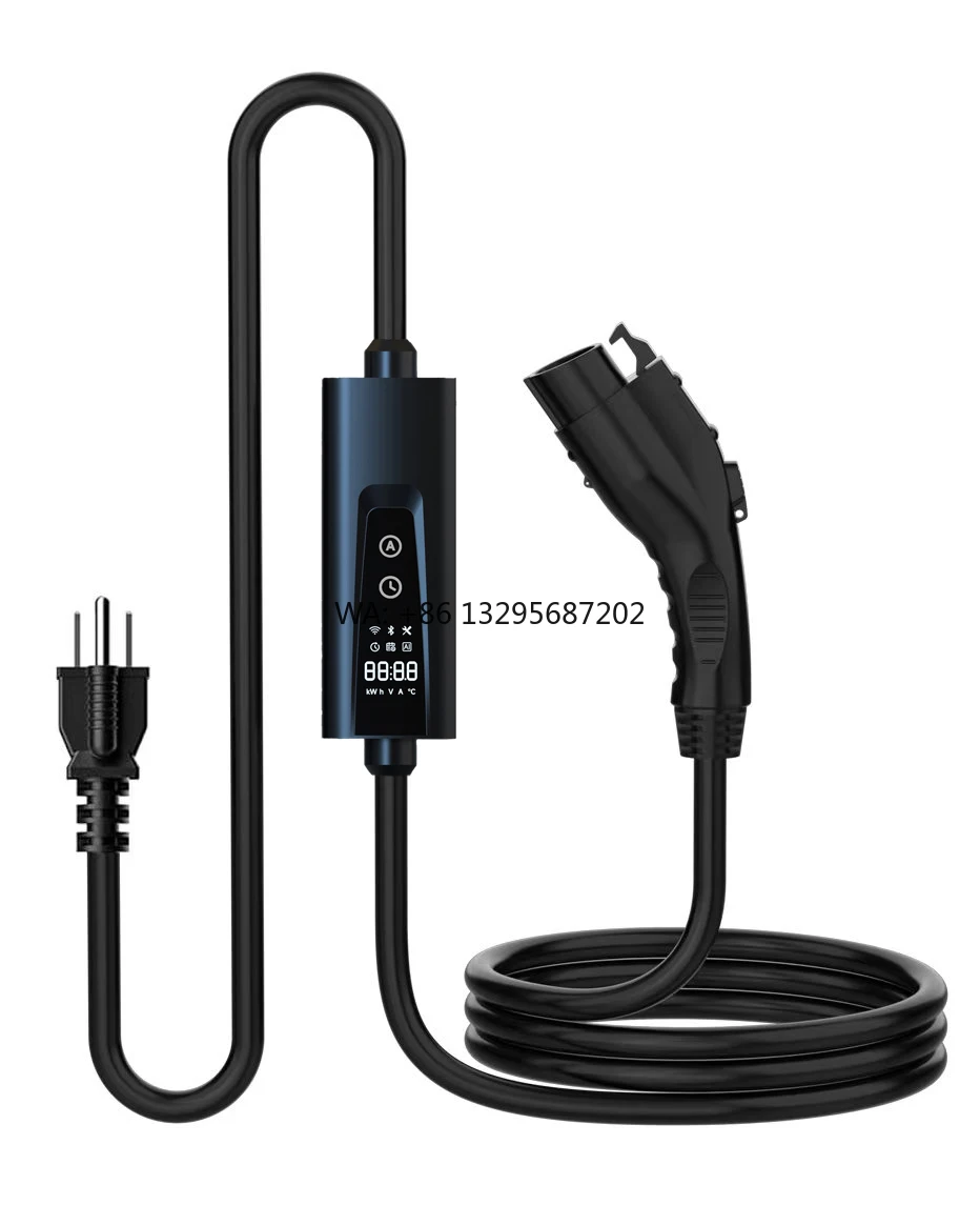 

Портативное зарядное устройство для электромобилей JET Type 1 Level 2 с кабелем 7,6 м, J1772, 16А, 110-240В, 3,5 кВт, новое