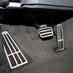 FOAL BURNING Stainless Steel Car Pedals Protector for Lexus ES ES200 ES260 ES300H ES350 F SPORT 2018 2019 2020 2021 Accessories