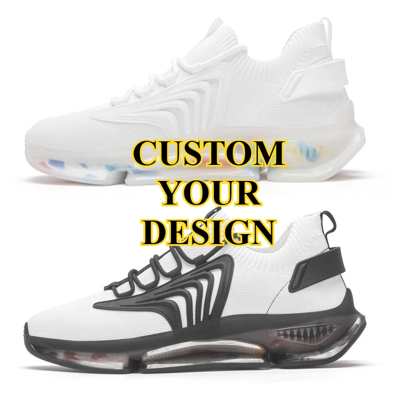 

Индивидуальные модные спортивные мужские кроссовки для бега на открытом воздухе с попкорном, амортизирующие прочные дышащие сетчатые повседневные кроссовки с подошвой из попкорна