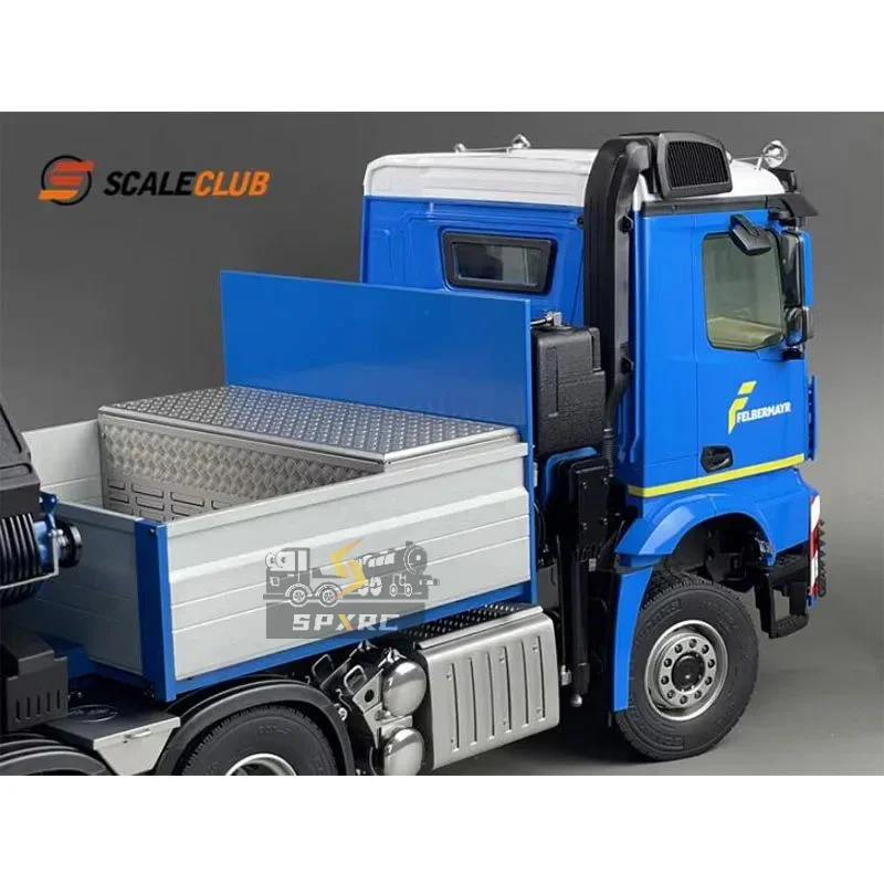 Scaleclub 1/14 Truck Trailer Railboard Car Battery Box Toolbox Ballast Bucket Toolbox LESU truck model