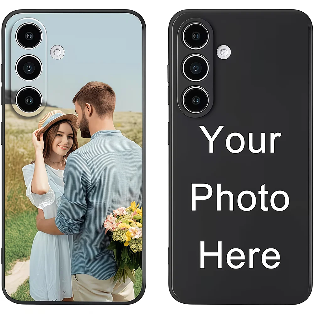 DIY Customized Photo Phone Case For Samsung GalaxyS26 S25 S24 S23 S22 S21 S20 Plus FE Ultra A52 A53 A54 A55 A56 Soft Back Cover