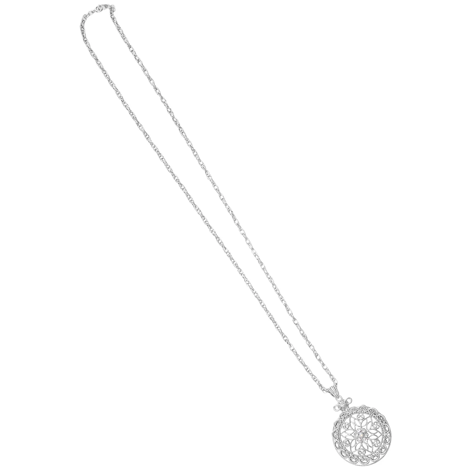 

Necklace Magnifier 3X Magnification Lens Pendant for Jewelry Reading Seniors Craft Portable Eyeglass Alternative Sweater Chain