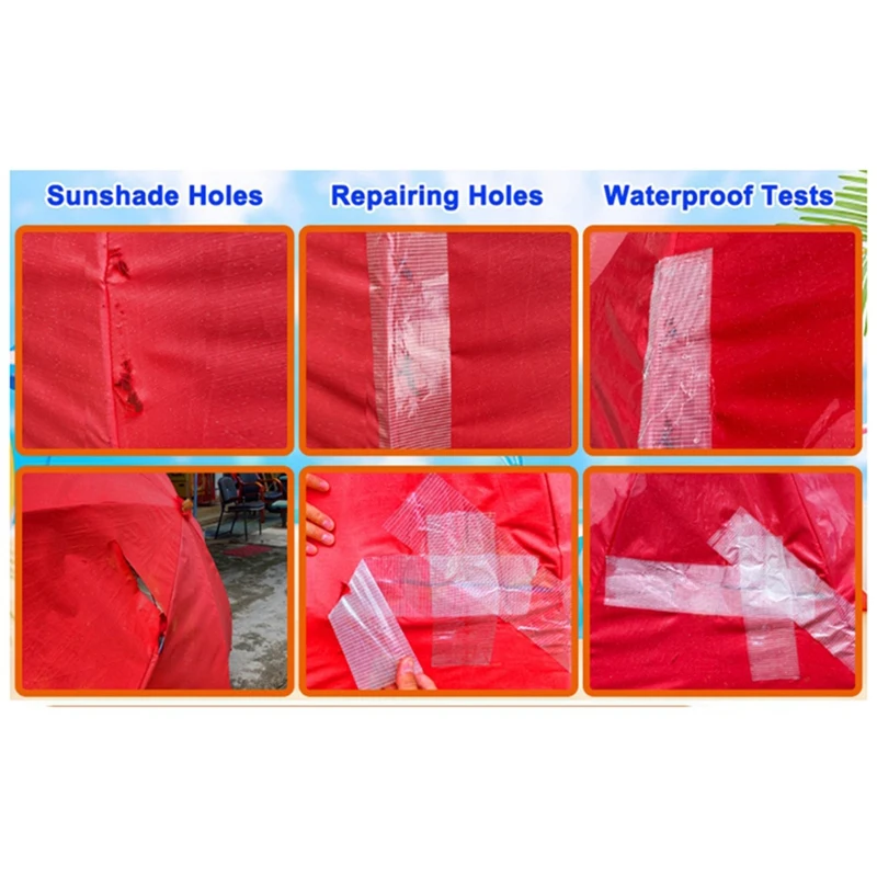 Waterproof Repair Tape For RV Awning Tent Boat Cover Sun Shelter Canopy Patch Tape Waterproof Adhesive Tape