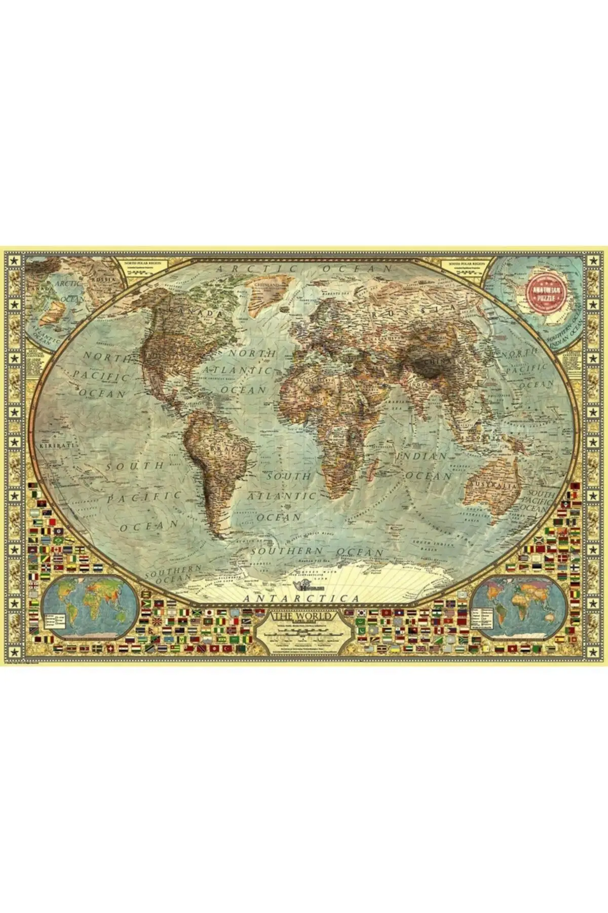 2000 piece World Map puzzle cartoon collection puzzle beautiful picture Teaser jigsaw toys for adults jigsaw