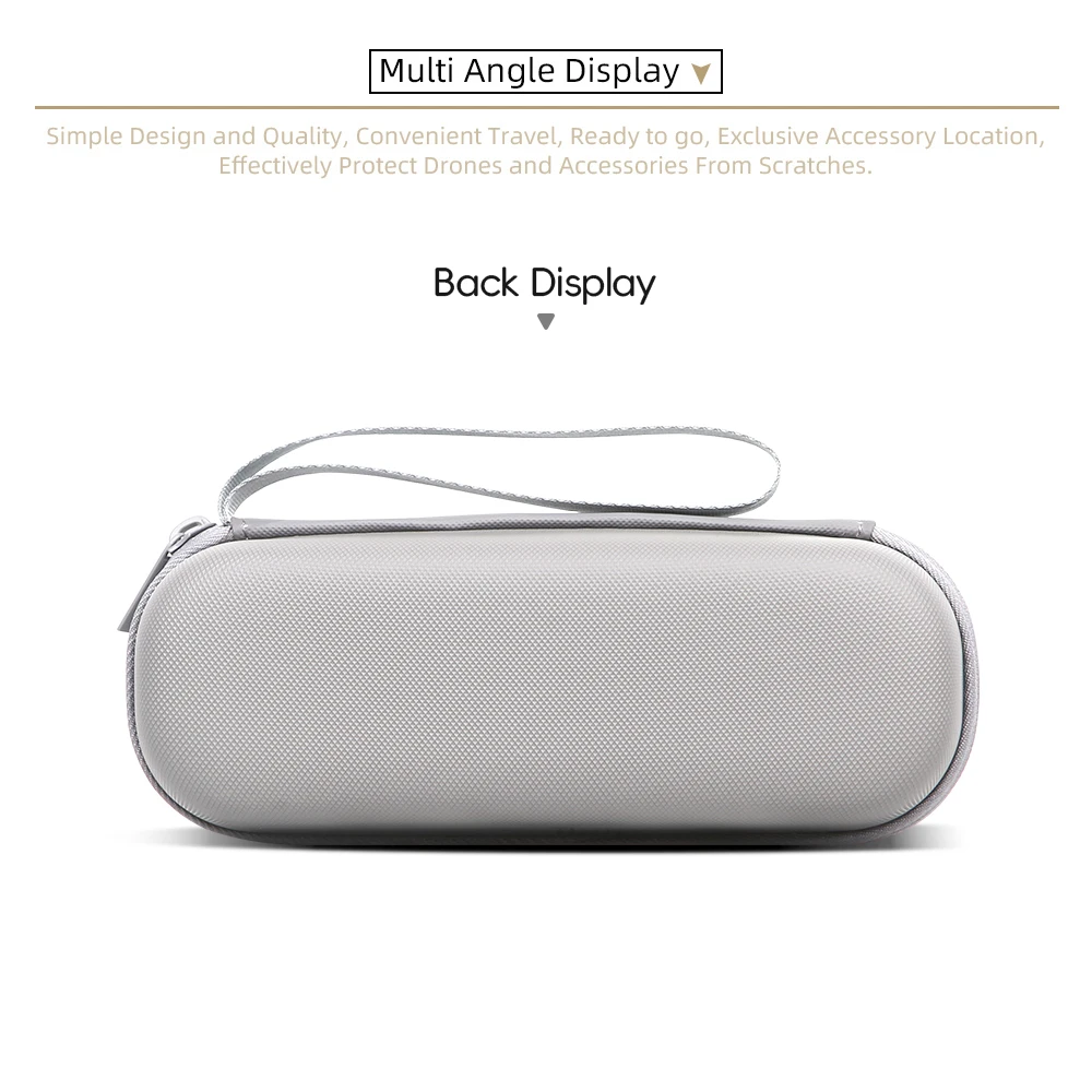 Tragbare, stoßfeste Hartschalen-Tasche für DJI Pocket 4, Reise-Aufbewahrungstasche, schützende Tragetasche, leichte Kamerabox, Zubehör – Detail 8