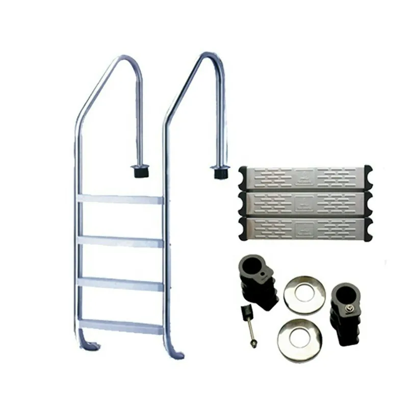 Fully Customizable Stainless Steel Pool Ladder Adjustable Design Fit For Swimming Pool Scenes New Style