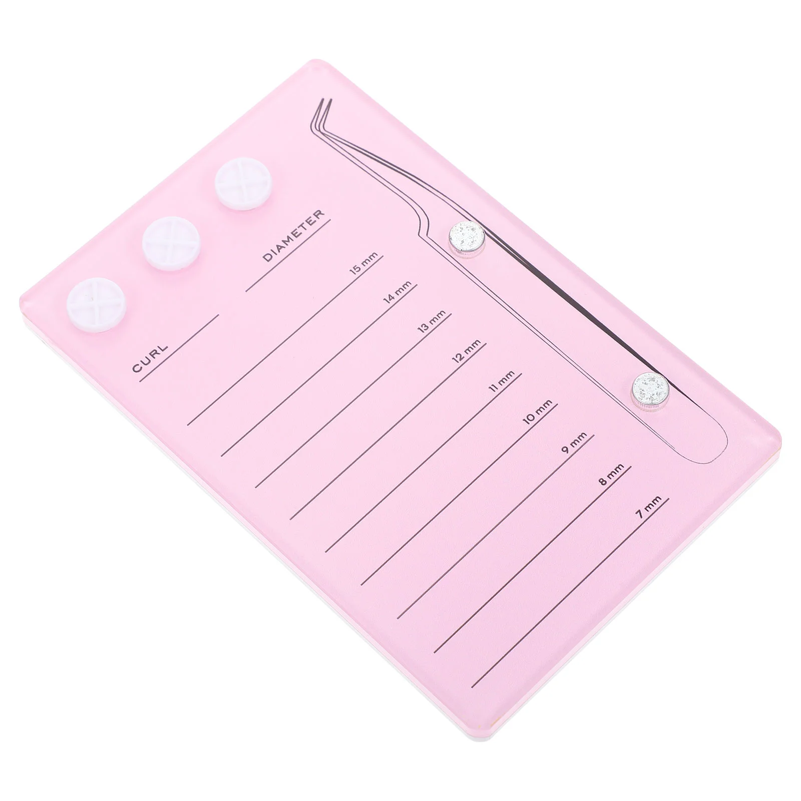 with Scale Magnetic Eyelash Board Fake Eyelashes Cosmetics Supplies Acrylic Grafting Tray Extension Tool