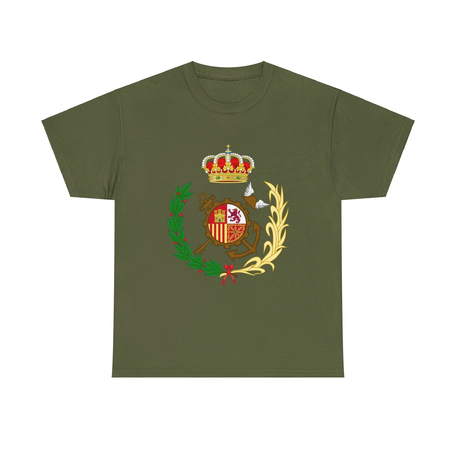 Spanish Customs Surveillance Service T-Shirt O-Neck Short Sleeve Summer Casual Mens