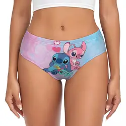 Custom Women Stitch Angel Panties Stretch Disney Anime Briefs Underwear