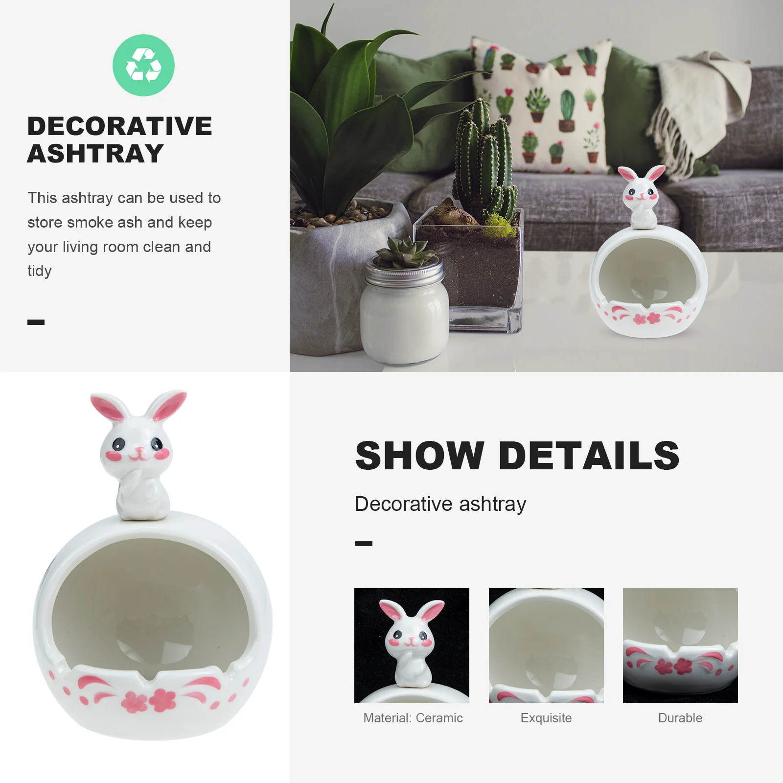 

Ceramic Ashtray Ceramic Desk Ashtray Home Ashtray Ashtray Decoration Ashtray Gift Exquisite Ashtray Stylish Ash Tray